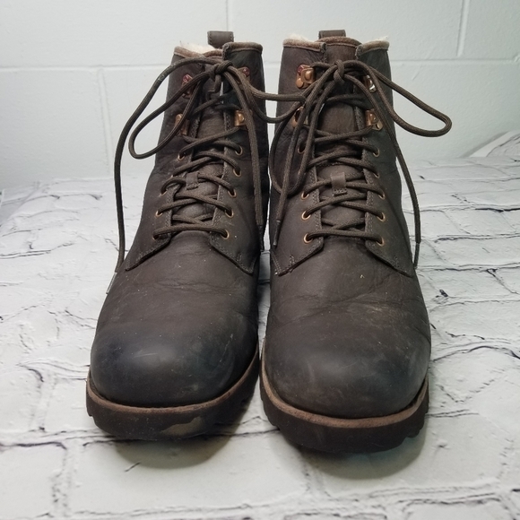 Ugg Hannen TL brown leather boots main image 6